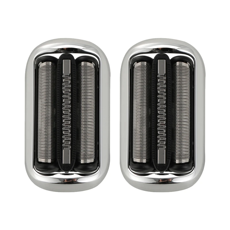 2PCS 73S 교체용 전기 면도기 헤드 브라운 7 시리즈 73S 메쉬 블레이드 5018S 5049s 5050cs 5762 5764 6020s와 호환 가능