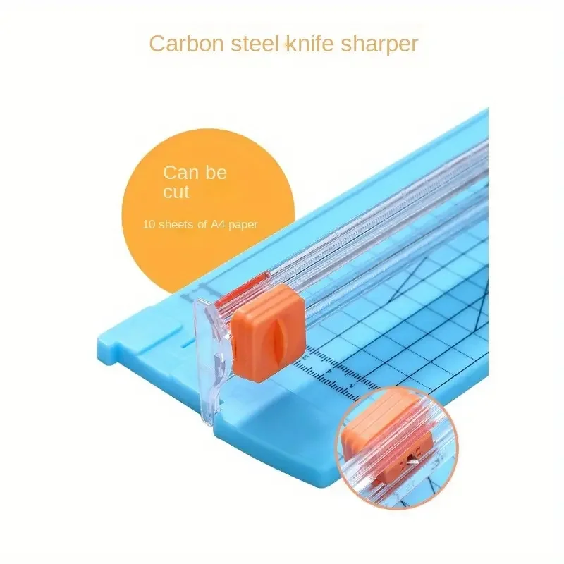 Portable A4 Paper Cutter Blade for Manuals One Way Sliding Easy Cutting paper cutter