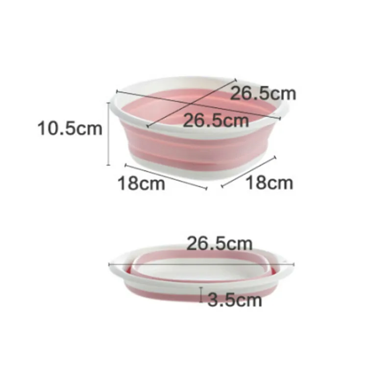 Collapsible Portable Wash Basin, Portable Folding Basin Dirty Clothes  Storage Underwear Cleaning Kitchen Sink Washing Basin