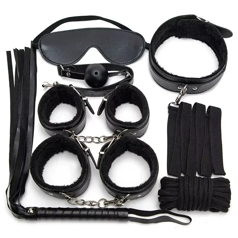 Restraints Sex Toys Bondage Restraints Set Fetish Bed Restraints Kits for Beginners Couples Sex SM BDSM Bondage Kit Set
