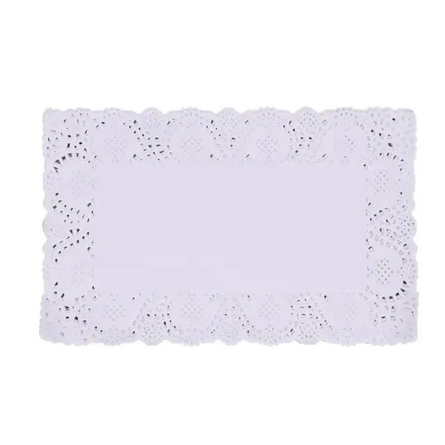  150 Pcs Assorted Sizes Paper Doilies 3 Sizes Rectangle