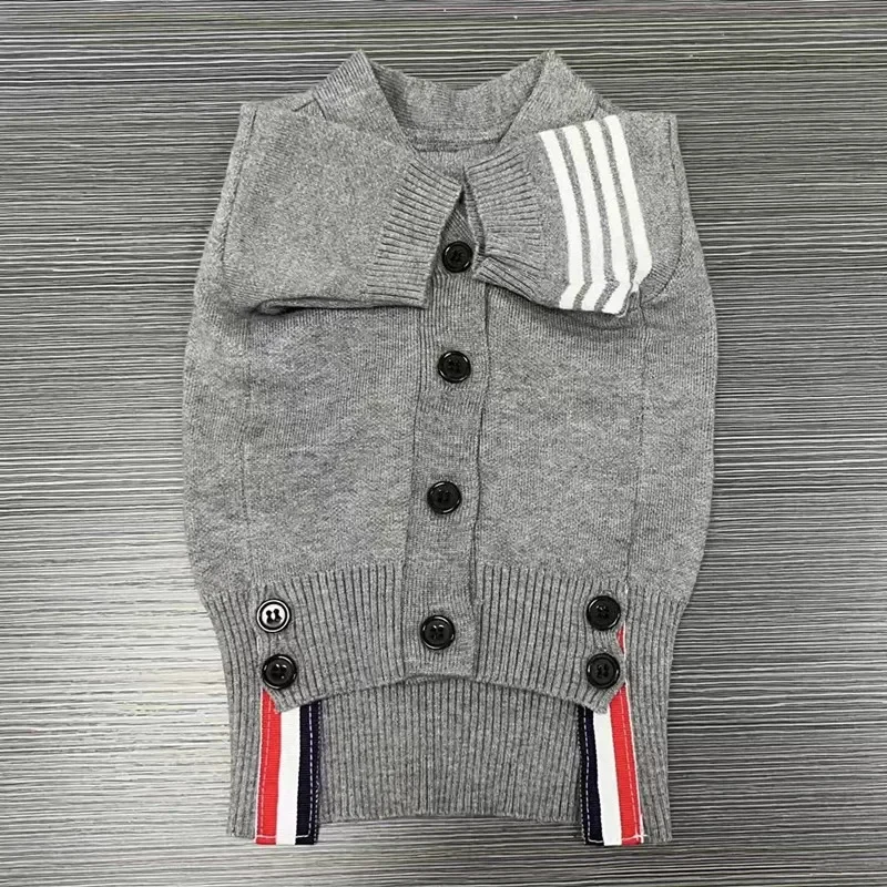 Puppy Pullover Dogs Pet Sweater Winter Leopard Print French Bulldog Warm Apparel Clothing Kurtka Dla Psa