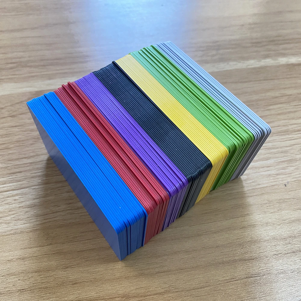 5PCS 13.56Mhz NFC215 504Bytes Blank Colorful PVC NFC Tap Card Smart Digital Social Media NFC Business Cards 3