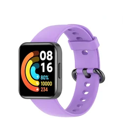 Silicone Strap for Sport Smartwatch - Original Comfortable Wristband Accessory (Purple)