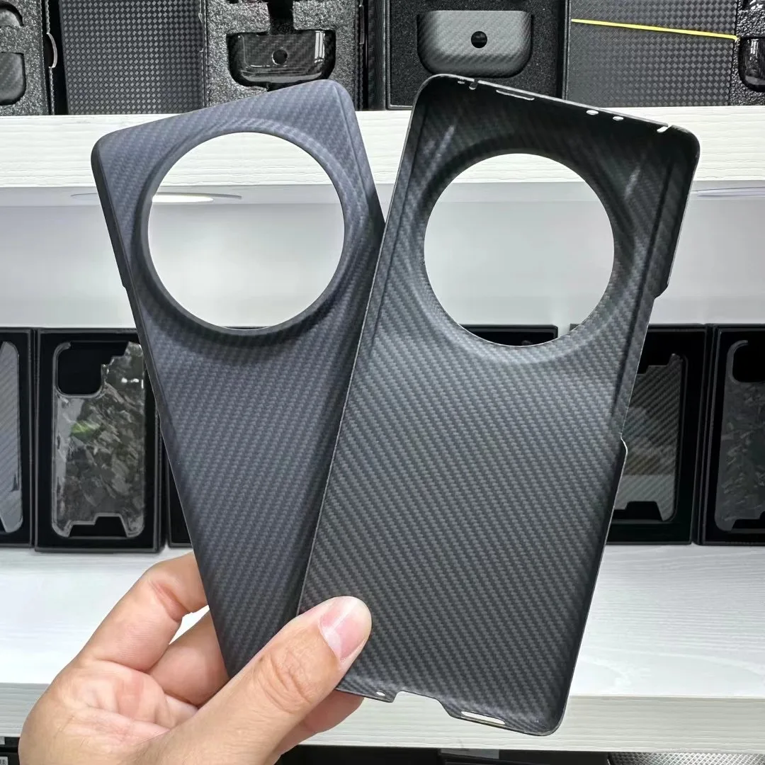 

600D Real Kevlar Carbon Fiber For Xiaomi 12S Ultra Aramid Ultra-thin And Lightweight Skin Feel Luxury Bsuiness Back Phone Cover