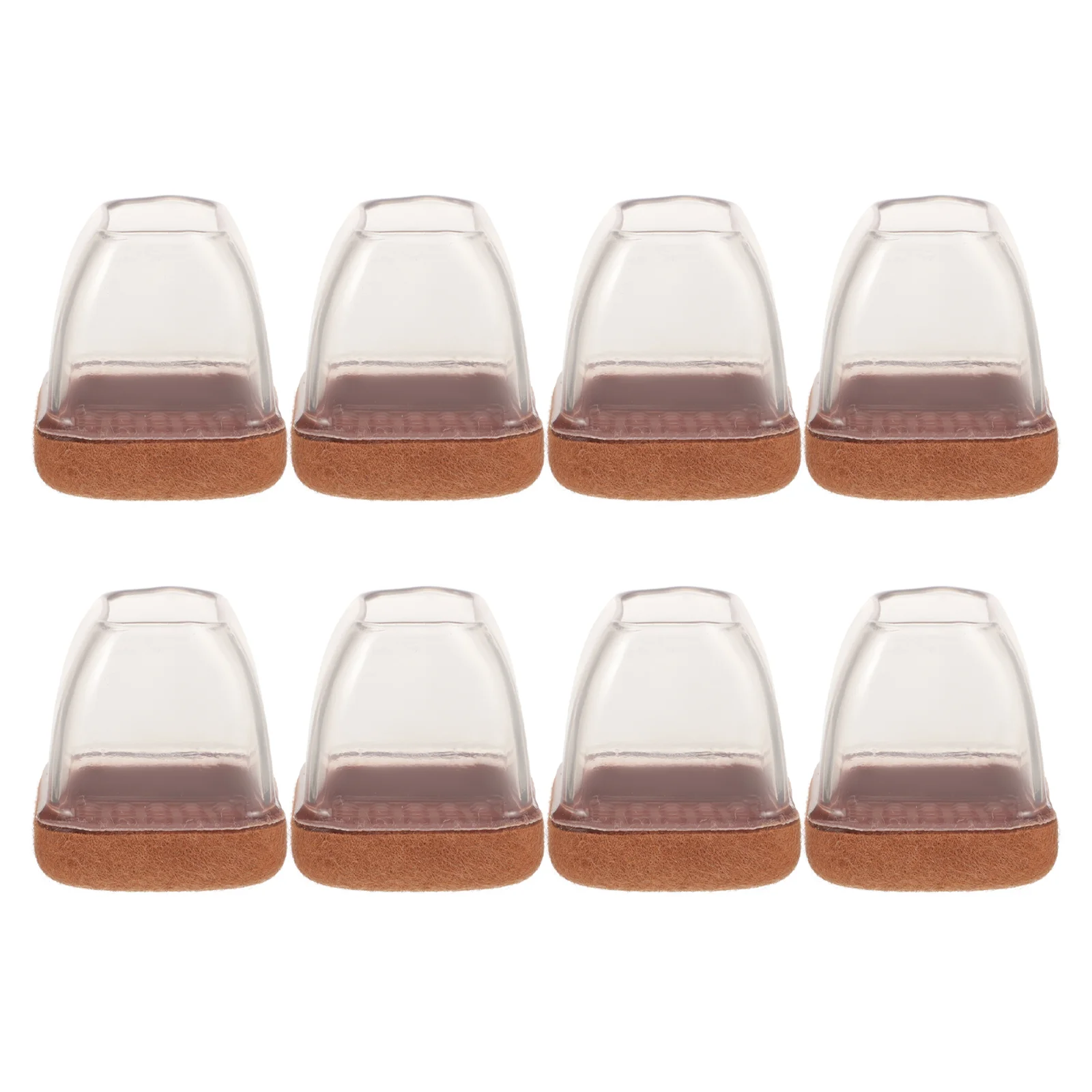 

8 Pcs Chair Foot Cover Furniture Caster Cups Pads for Tile Floors Sofa Feet Protectors Hardwood Felt Circle Couch