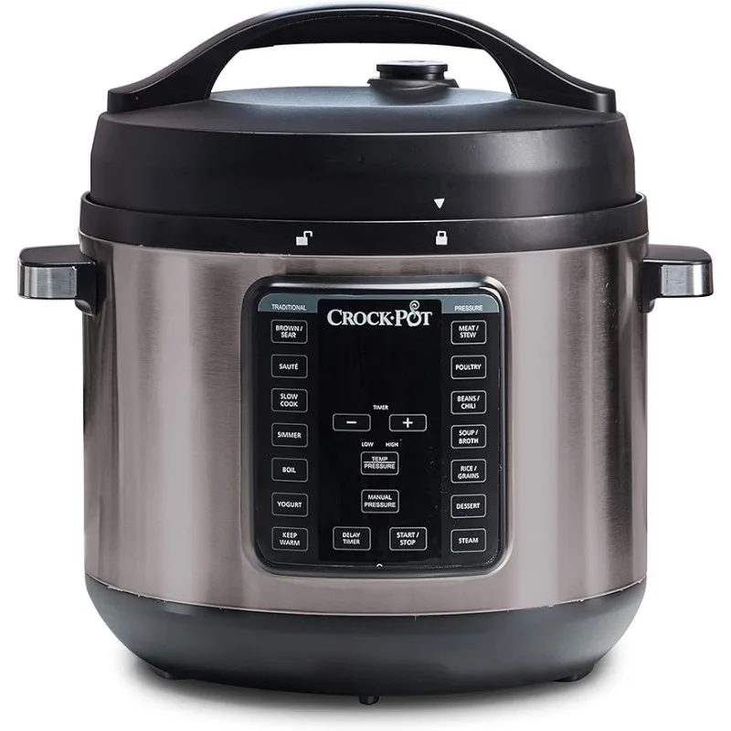 Quart Multi-Use XL Express Crock Programmable Slow Cooker and Pressure Cooker with Manual Pressure автоматическая йогуртница multi delices express yg660132