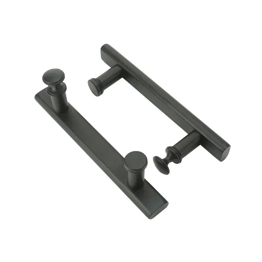 Shower Handles Stainless Steel Shower Door Pull Glass Sliding Bathroom Handrails Furniture Pull Hardware
