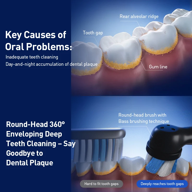 Oral B Io7 전동 칫솔 Io 시리즈 충전식 방수 스마트 회전 타이밍 전자 자동 칫솔