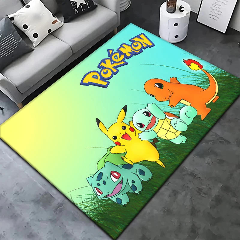 ポケモンピカチュウカーペットリビングルーム家の装飾ソファ