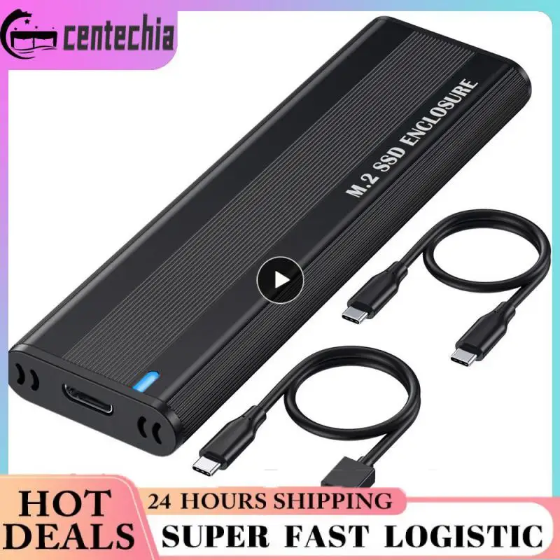 Custodia Ssd M2 Da 10Gbps Nvme Sata Dual Protocol M.2 A Usb Type C 3.1 Adattatore Ssd Per Nvme Pcie Ngff Sata Ssd Disk Box M.2 Ssd Case