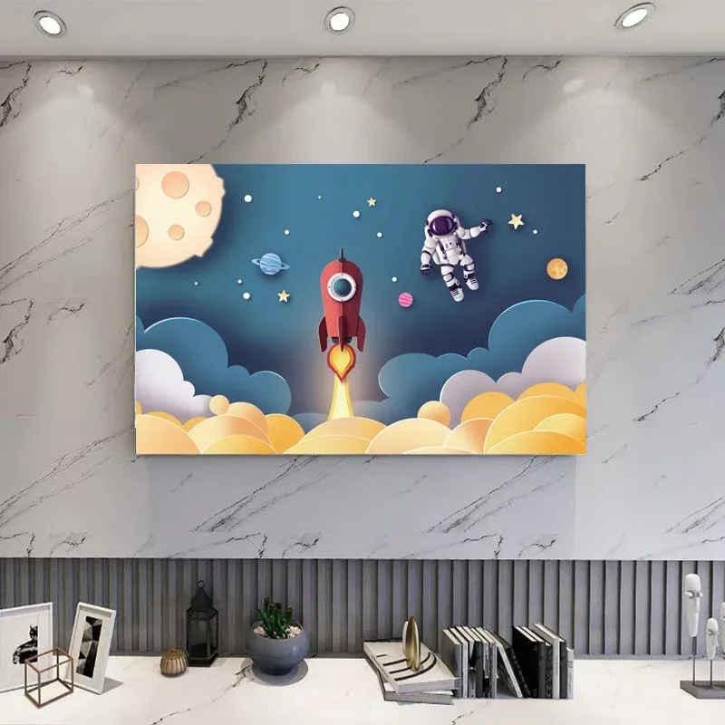 Catoon TV Cover Protection Dust Cover Household Hanging LCD TV Cloth 32 to 70 Inches Universal Decoration tv cover