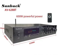 Bluetooth Sound Speaker Amplifier Stereo Audio Amplifier Audio Stereo System Components Ultra-heavy Bass High Power 5