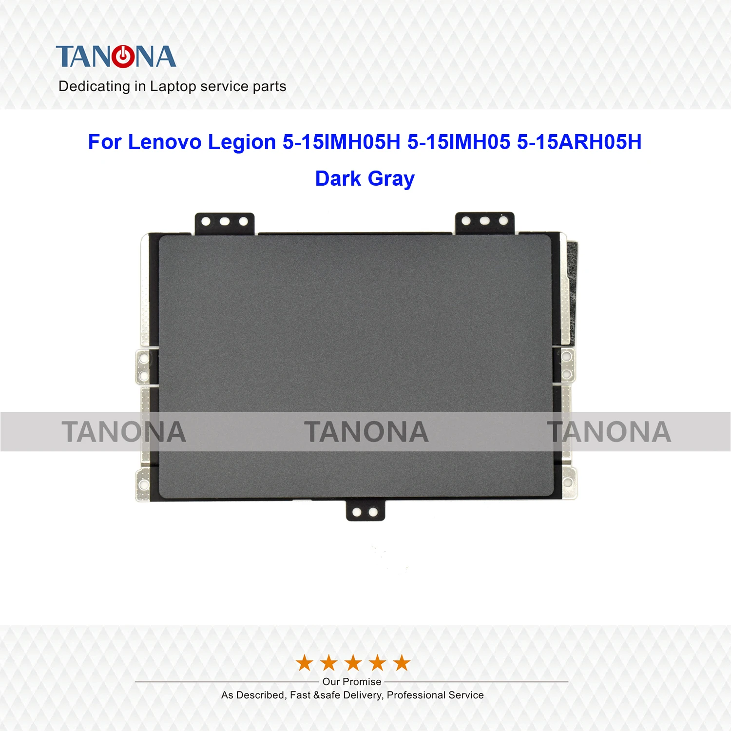Orig New For Lenovo Legion 5-15IMH05H 5-15IMH05 5-15ARH05H Touchpad Clickpad Trackpad Dark Gray
