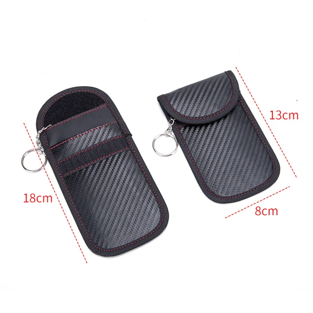 Faraday Pouch for Car Keys, Car Key Signal Blocker, 3 Pack Black Faraday  Bag, RFID Key Pouch, Keyless Signal Blocking Key Case, Anti-Theft Remote  Entry Smart Fobs Protection (Carbon Fiber) 