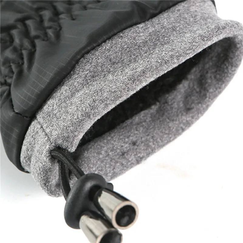 Winter -20 Degrees Cold-proof Ski Gloves Men Windproof Waterproof Keep Warm Gloves Touchscreen Anti Slip Soft Fluff Gloves 5