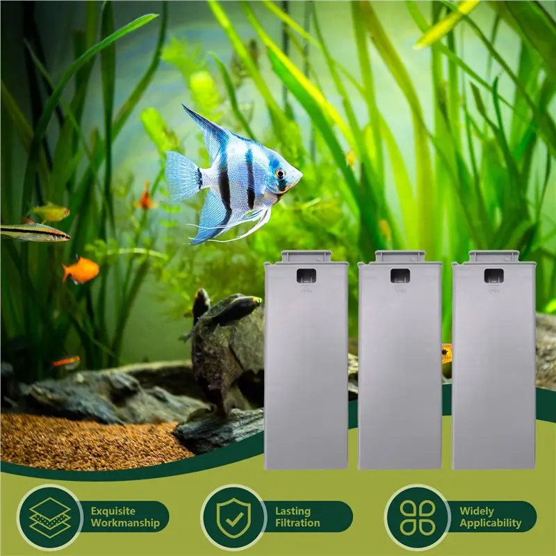 【HOME ESSENTIAL】6X Mijia 어항 필터 카트리지 수족관 물리적 생화학 여과 필터 교체용