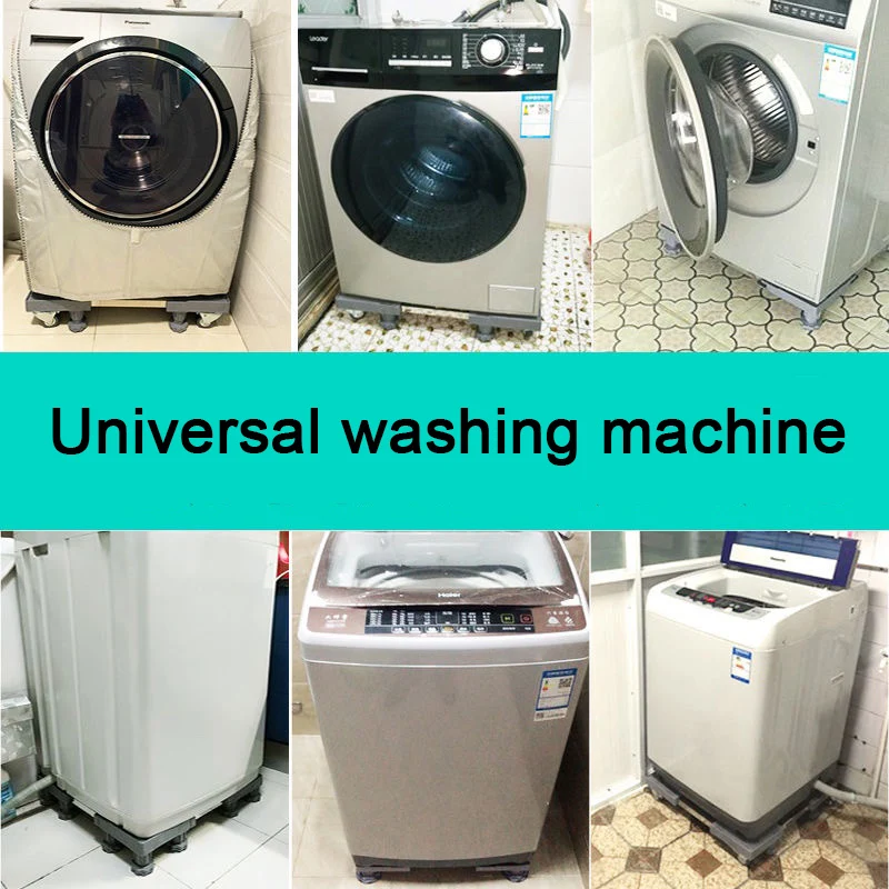 Wasmachinestandaard Onderstel Verplaatsbare Wasmachinekast,Verstelbare Koelkastvoetwasmachinevoet Met 24 Wielen,Draagvermogen 300 Kg,Voor Onderkant Van Wasdroger,Wasmachine,Koelkast,Enz Wasmachinestandaard Onderstel Verplaatsbare Wasmachinekast,Verstelbare Koelkastvoetwasmachinevoet Met 24 Wielen,Draagvermogen 300 Kg,Voor Onderkant Van Wasdroger,Wasmachine,Koelkast,Enz