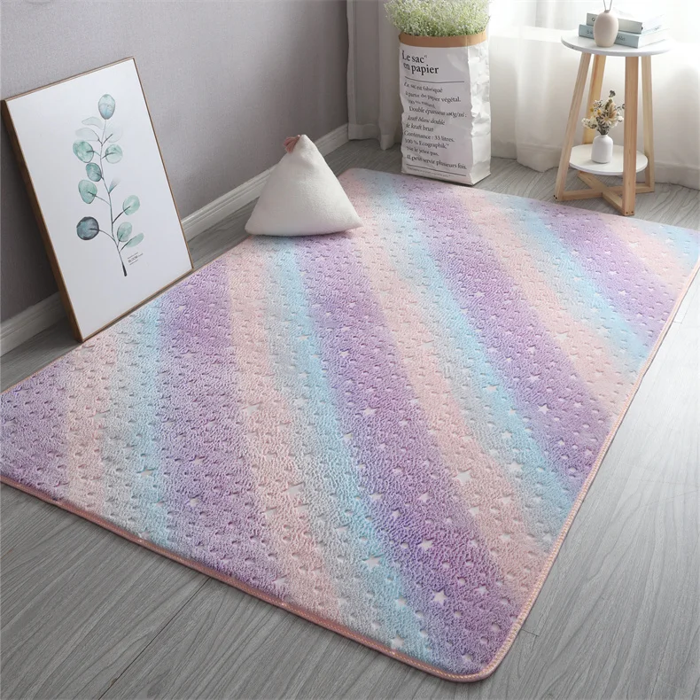 Description Picture 3 of itemLuminous Area Rug Glow in The Dark Unique Soft Washable Modern Indoor Rugs for Kids Anti-Slip Bedroom Living Room Carpets Rugs