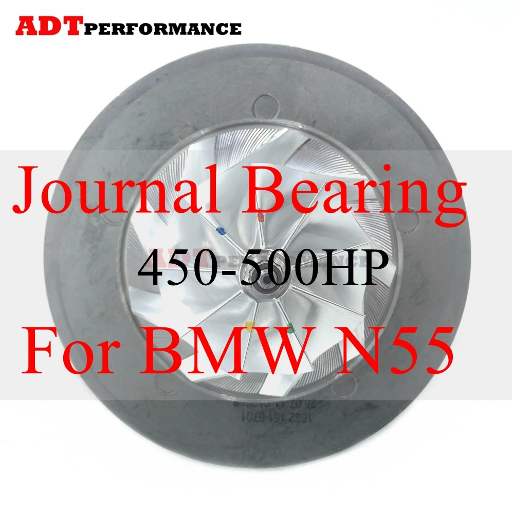 

N55 Upgrade B03 Turbocharger CHRA Turbine Cartridge 18539700001 18539880007 Journal Bearing 450-500 HP For BMW 335 i (E90/E91/E9