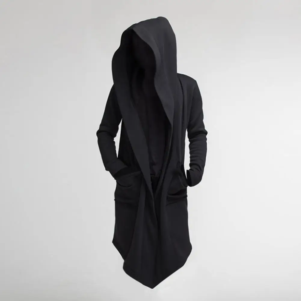 

Fabulouse Men Jacket Warm Eye-catching Men Coat Hooded Men Trench Coat