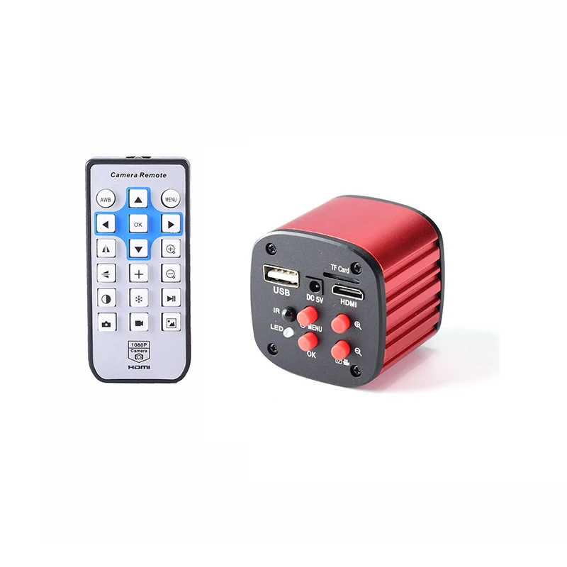 Hayear 현미경 카메라 16MP 2K HDMI USB 산업용 카메라 + 0.5X 접안렌즈 23.2mm 마운팅 및 30mm 30.5mm 어댑터 현미경용