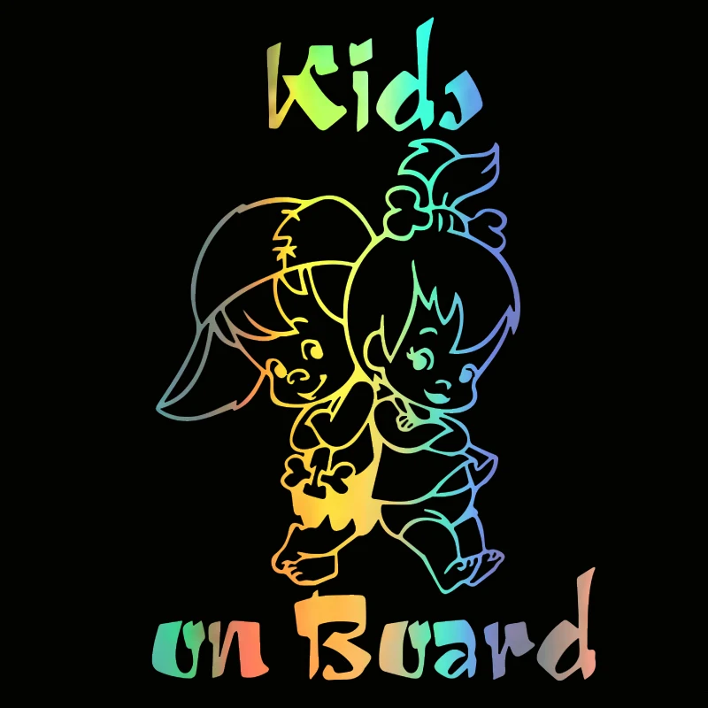 Adesivi per auto 3D Bambini A Bordo 12.7*19 centimetri Adesivi e Decalcomanie Styling Auto Divertente Adesivo Sulla Finestra di Auto decorazione Della Decalcomania Del Vinile