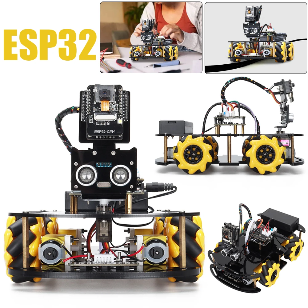 ESP32 Cam Robot Starter Kit For Arduino Programming with ESP32 Camera ...