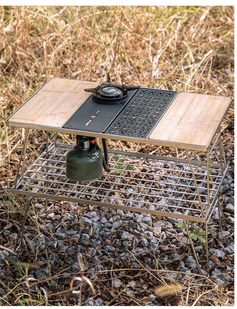 CAMPINGMOON Outdoor Camping KR-12 ITG Herd Halbeinheitsplatine Kochen im Freien Tragbare Modulkombination Mehrzweck-Einheitsplatine – Detail 8
