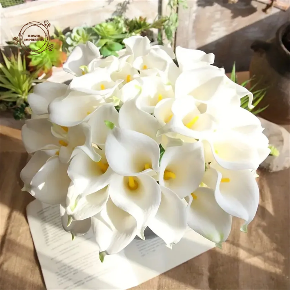Flores artificiales de lirio de calas para decoración del hogar, ramo de  flores para boda, centros de mesa, decoración de jardín, sala de fiesta de  Pascua, bricolaje, 10 piezas - AliExpress, image size:1000x1000