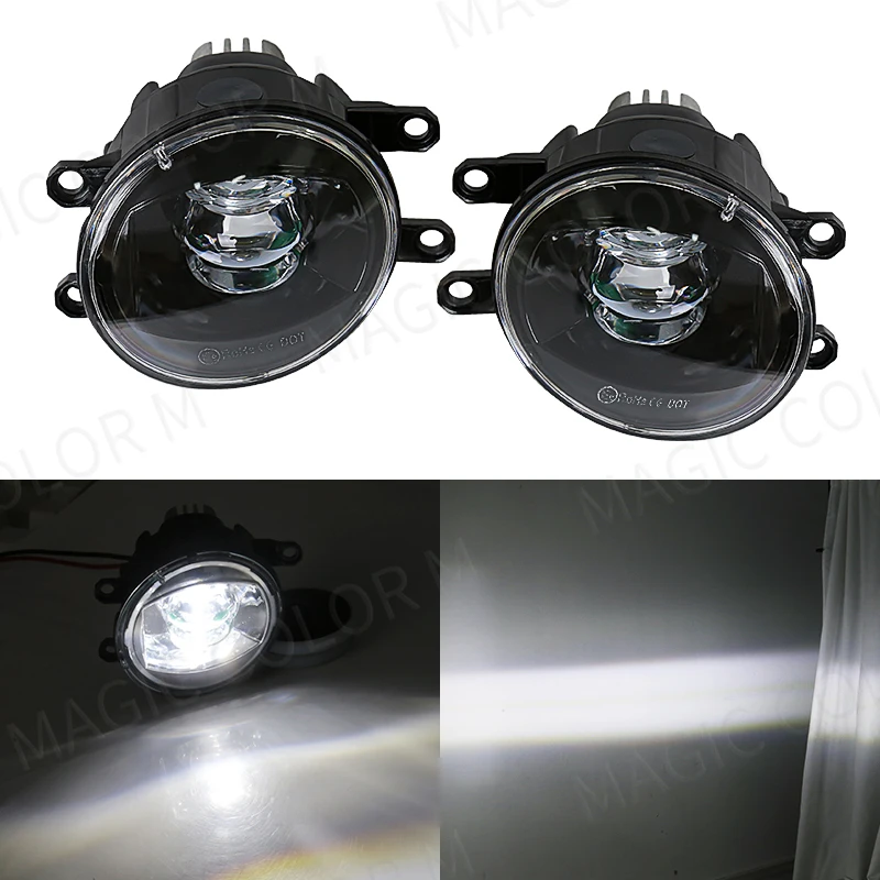Fog Lamps LED Fit Toyota Corolla RAV4 Camry Yaris Prius CHR Hilux Lexus Car Headlight Daytime Running Lights 12V