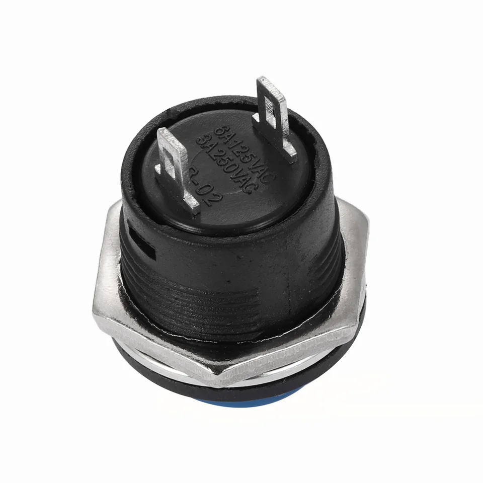 CAVO DELL'INTERRUTTORE DEL Clacson D'aria A Pulsante Momentaneo In Metallo... EUR 19,53