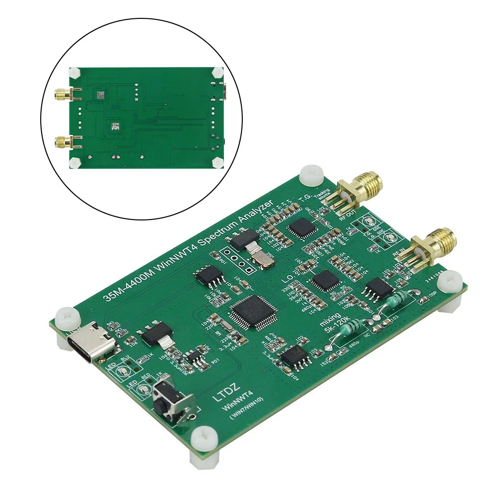LTDZ_35M-4400M USB 스펙트럼 분석기 모듈, 스펙트럼 신호원 PCB, Win XP Win7 Win10 35-4400M 스펙트럼 분석기, 핫 세일