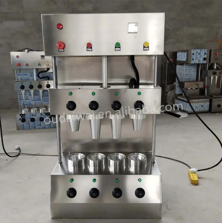 Cone Pizza Making Line Conical Pizza Making Forming Machine Automatic Cone Machine Snack