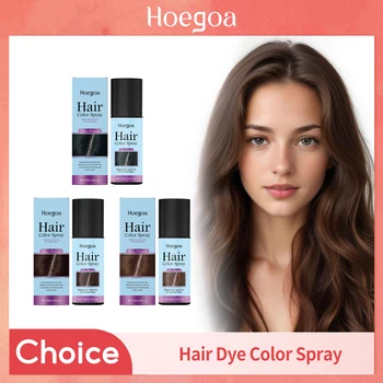 Temporary Hair Coloring Spray One-Time Hair Color Covering White Gray Hair Hairline Dye Lasting Coloring Black Hair Dye Spray