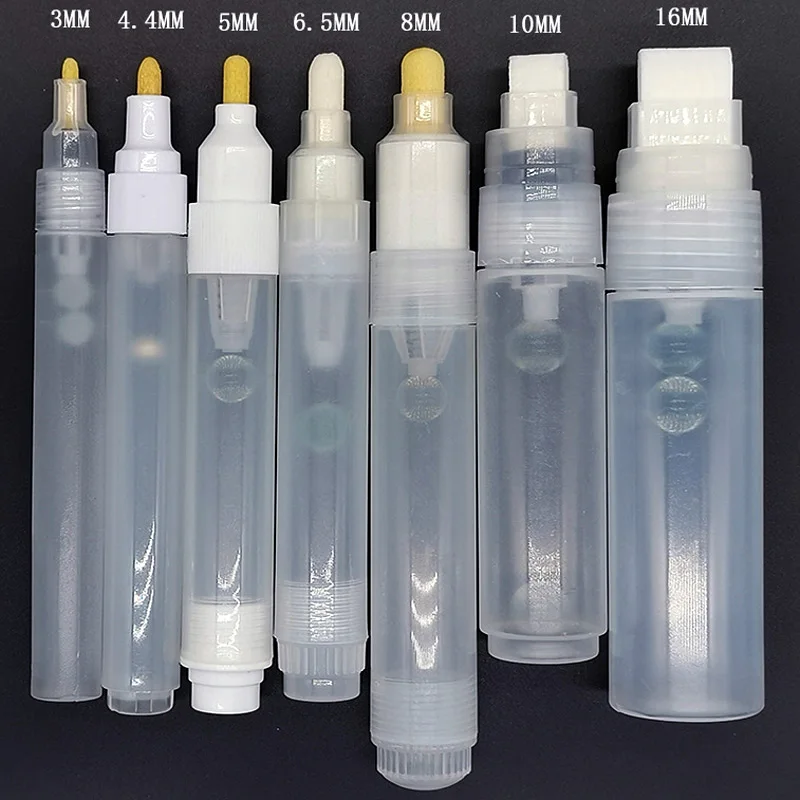 Liquid Chalk Markers 1PC Repeatable Plastic Empty Pen Rod Liquid Chalk Paint Pen Barrels Tube Markers Accessories