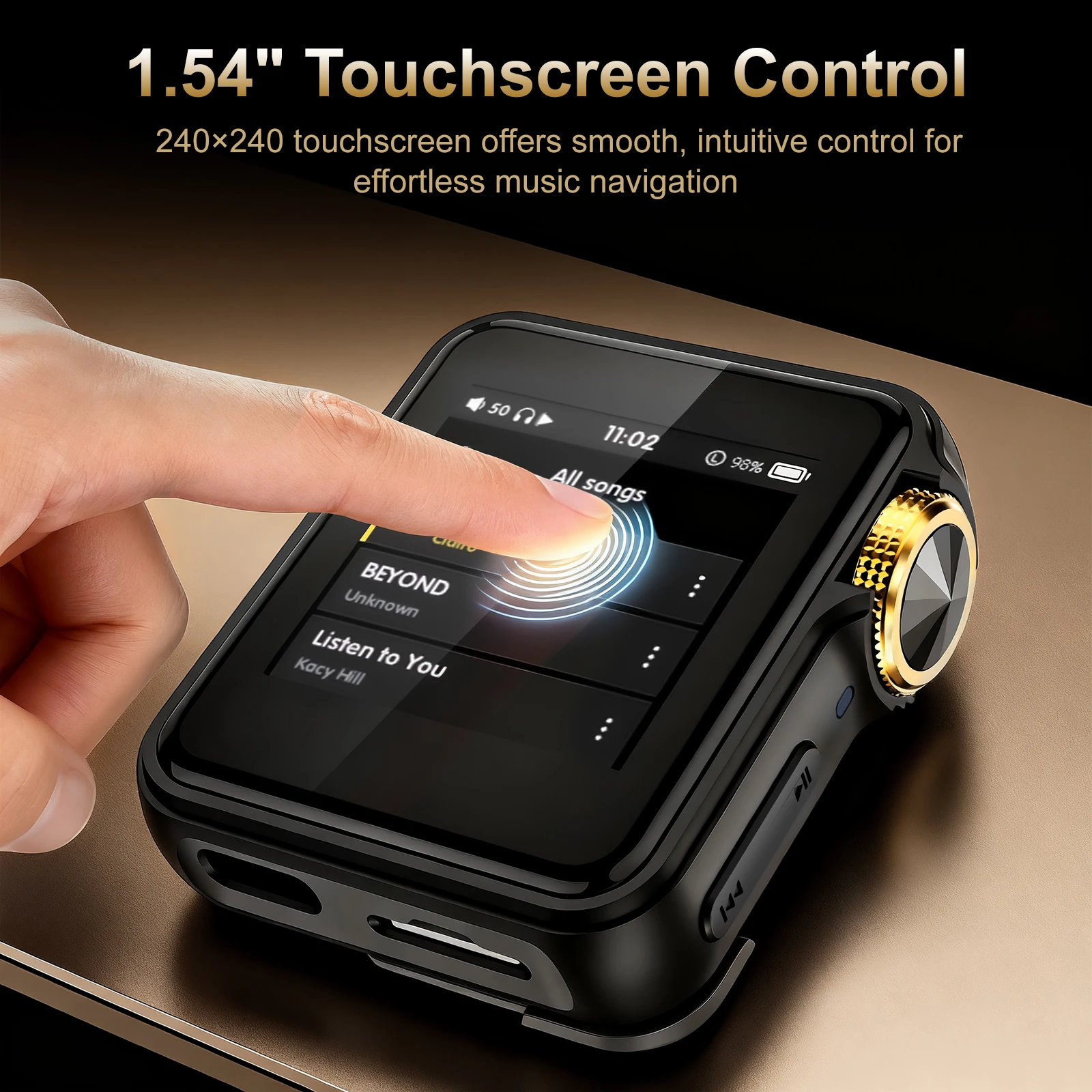 HiFi Mini MP3 Player with Clip, ESS9218PC DAC, aptX/LDAC Bluetooth, and 64GB Storage 4