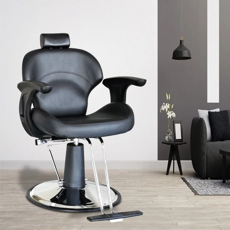 Luxury Pedicure Barber Chairs Salon Tattoo Office Hairdressing Chairs Vanity Shampoo Sillas Barberia Barbershop Furniture CM50LF