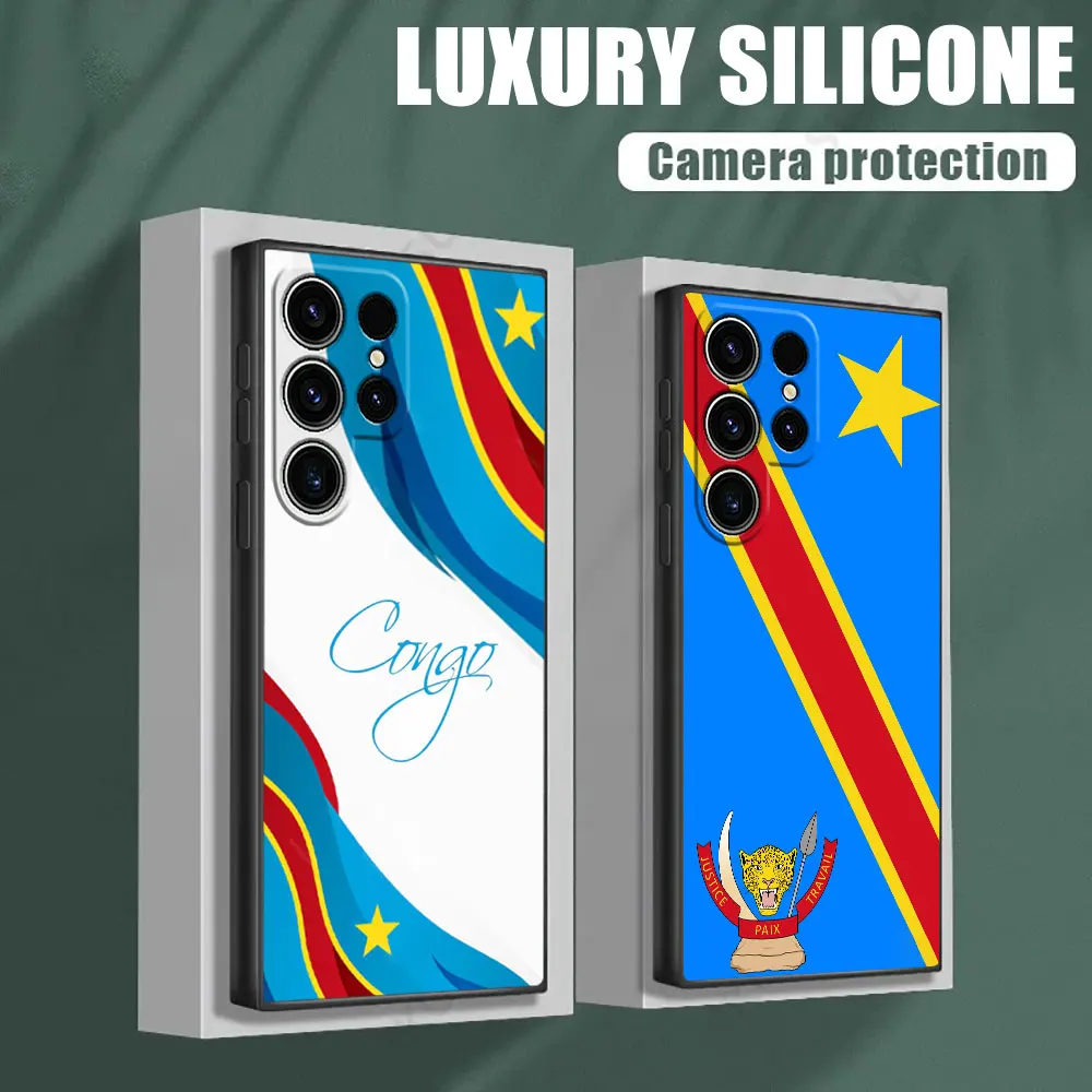 Democratic Republic of Congo Flag Silicone Phone Case