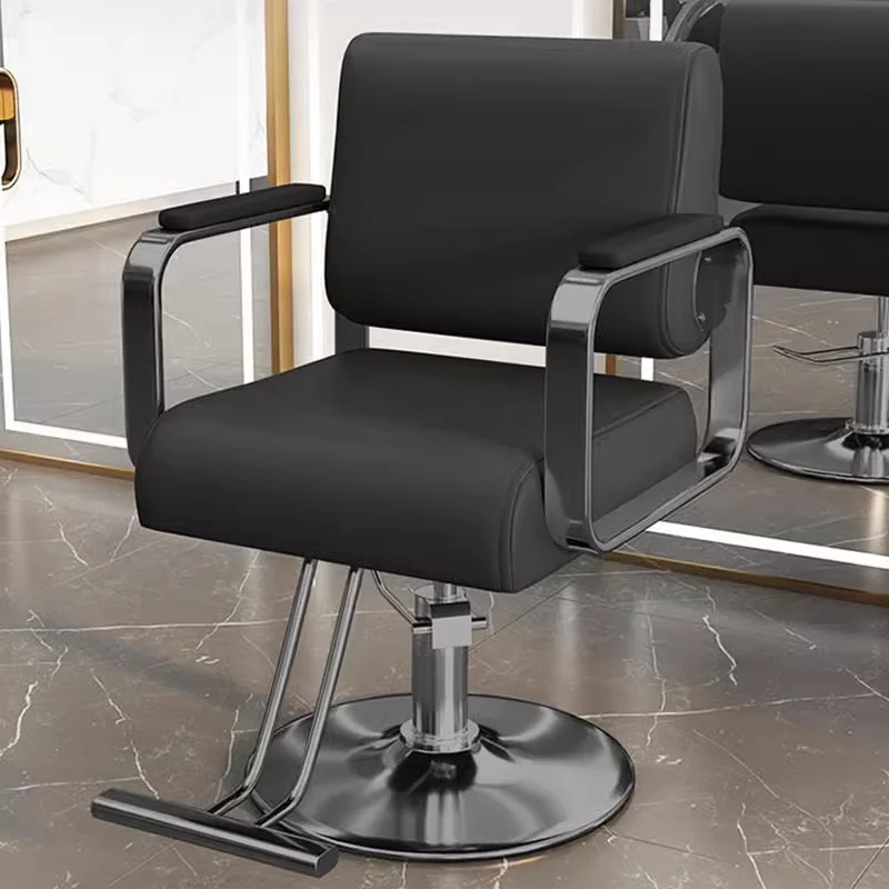 Modern Aesthetic Barber Chairs Comfort Salon Swivel Luxury Barber Chairs Barbershop Chaise Coiffeuse Commercial Furniture RR50BC makeup hydraulic barber chairs aesthetic swivel modern barber chairs equipment chaise coiffeuse commercial furniture rr50bc