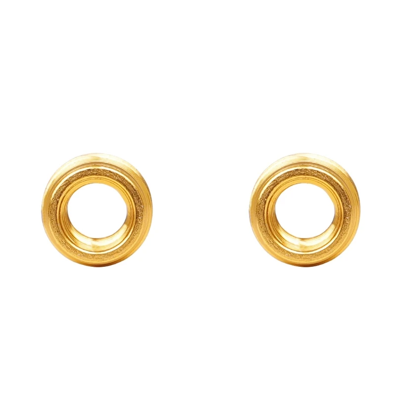 2Pieces 3/8 Female to 5/8 Male Screw Adapter Converter for Microphone Stand Clips Mic Stand Holder Adapter Accessories