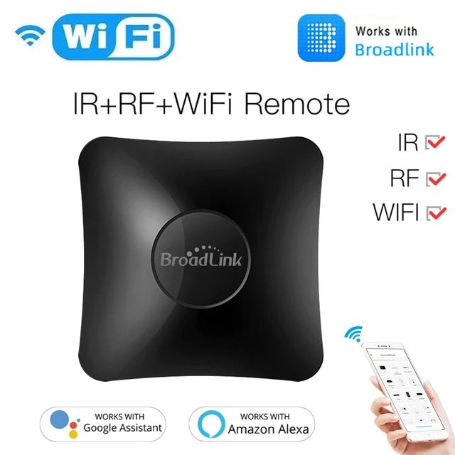 BroadLink RM4 Mini Universal Remote Control Controller IR Wifi Smart Switch  For Air-Con TV Work With Alexa Google Home Assistant - AliExpress