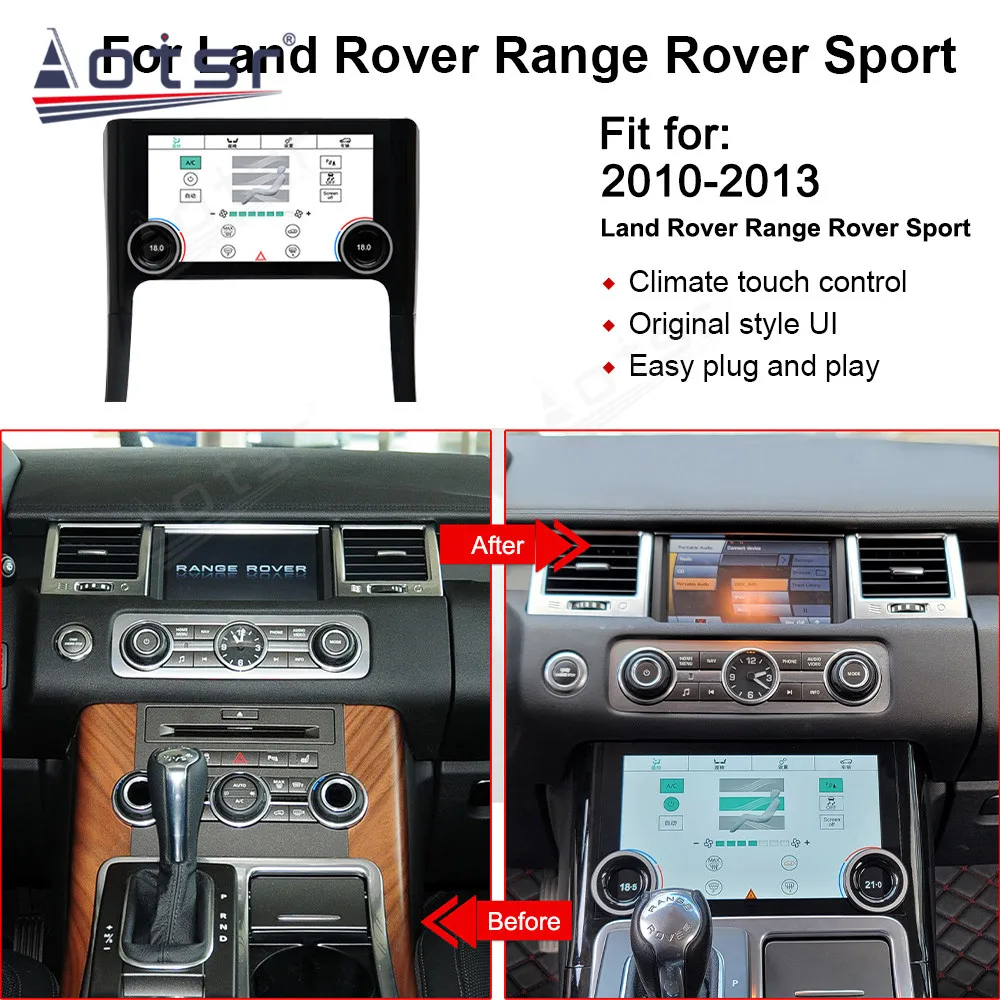 

Air Condition Control Board Climate Touch LCD Creen AC panel For Land Rover Sport L320 2011 2010 2012 2013 Car Multimedia Player
