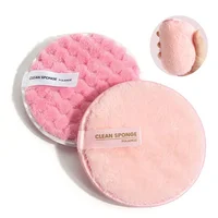 1pc/2PCS Makeup Remover Pads Microfiber Reusable Face Towel Make-up Wipes Cloth Cotton Reusable Pads Skin Care Cleaning Puff 1