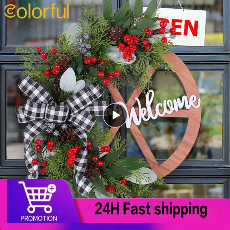 

Door Trim Wear-resistant High Quality Reusable Environmental Friendly Durable Christmas Decorations Pendant Simulation