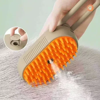 Steam Spray Pet Grooming Brush 1