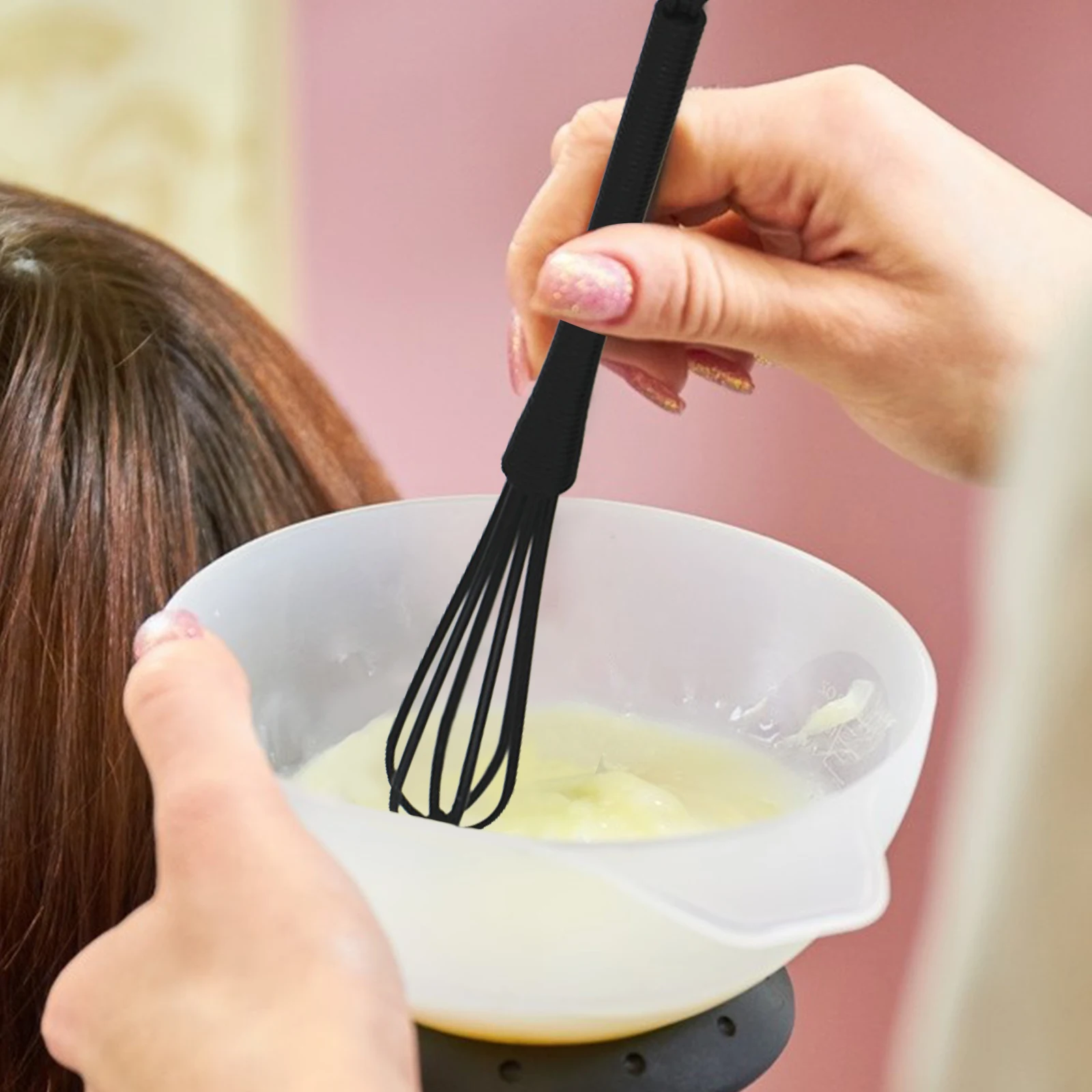 Crema professionale per parrucchieri in plastica frusta miscelatore per capelli agitatore spazzola per tintura per capelli strumenti per lo Styling del salone accessori per barbiere