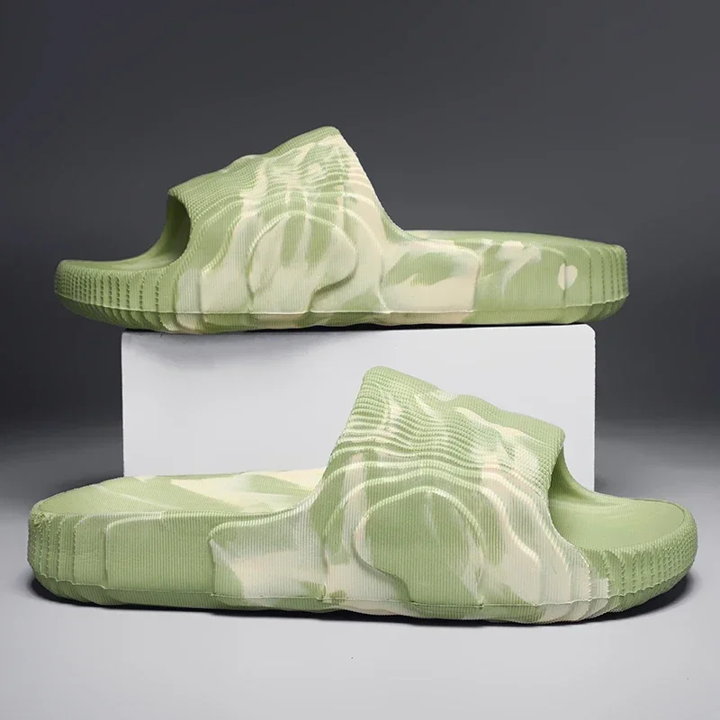 Summer Fashion Camouflage Flip-Flops Men's Thick Sole Home Couple Slippers