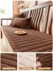 Thick Corduroy Solid Wood Sofa Cover Chinese Plush Solid Color Non-Slip Sofa Cushion Sofa Towel Home Living Room Decoration 4