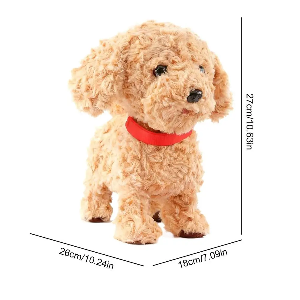 1 יחידה כלב רובוט אלקטרוני כלב ריאליסטי צעצוע מגע AI רובוט כלב רובוט אינטראקטיבי גור כלב חמוד לילדים בנות מתנות